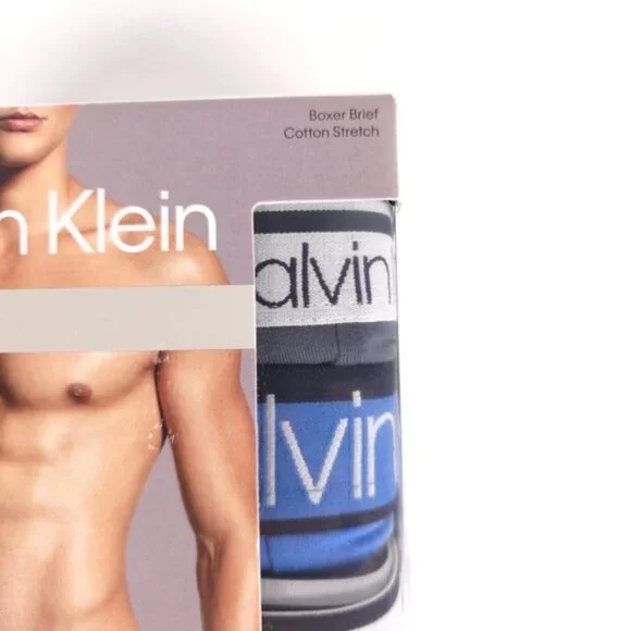 CALVIN KLEIN 4 Pack Boxer Brief Cotton Stretch NP2428R-462 Size MEDIUM